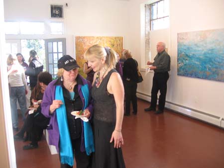 Lara at the Art Show 
