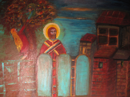 A Lara Chkhetiani Religious/Spiritual Painting